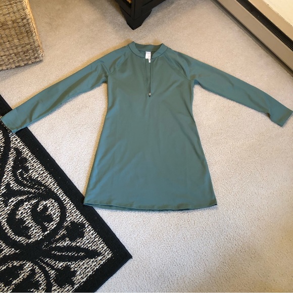 Zella Dresses & Skirts - Green Z by Zella Long Sleeved Tennis Dress